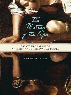cover image of The Matter of the Page